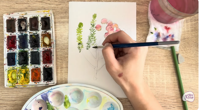 Рисуем Берцелия