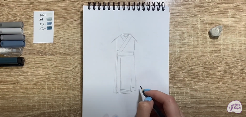Рисуем Костюм Китая