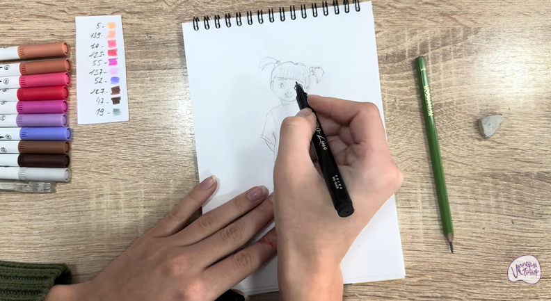 Рисуем Бу из «Корпорации монстров»