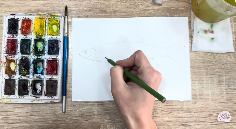 Рисуем Подуст