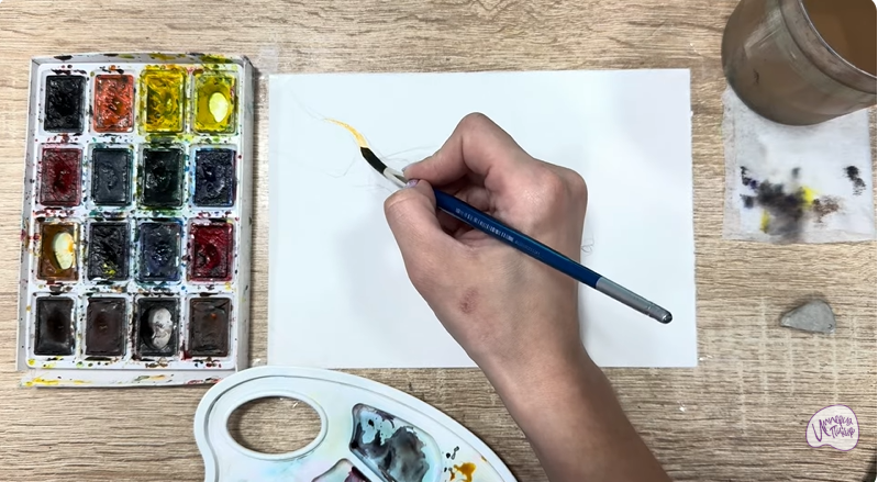 Рисуем Рыба-хирург