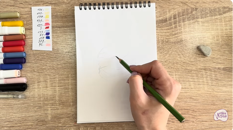 Рисуем Пирожное "Павлова"