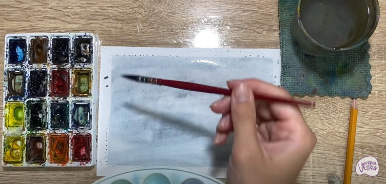 Рисуем Кирпичная стена