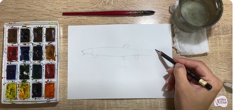 Рисуем Вьюн