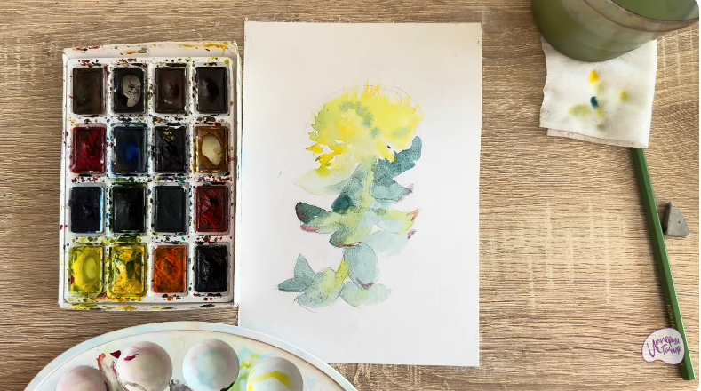 Рисуем Радиола розовая