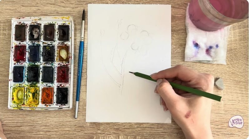 Рисуем Берцелия