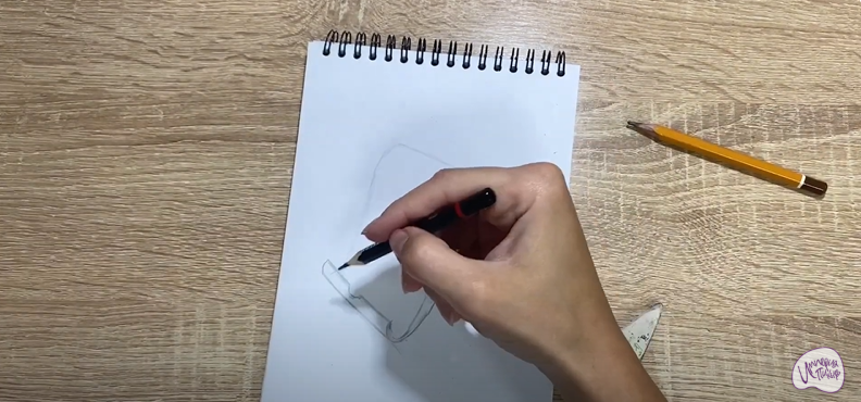 Рисуем Подставка для телефона