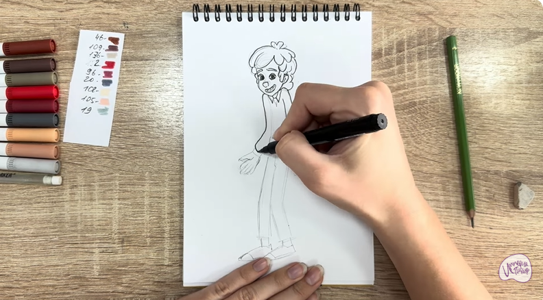 Рисуем Фил Динозавров из «Доктор Динозавров»