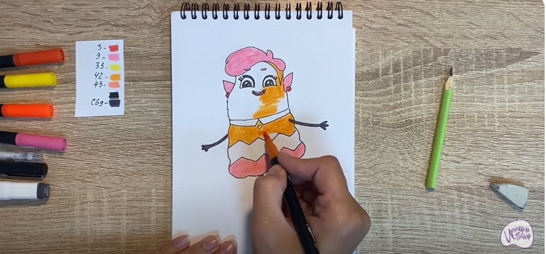 Рисуем Миссис Мэй из "Лудлвилль"