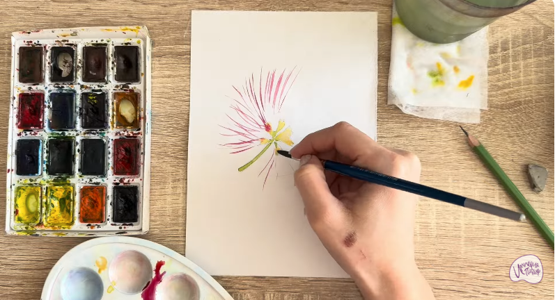 Рисуем Альбиция