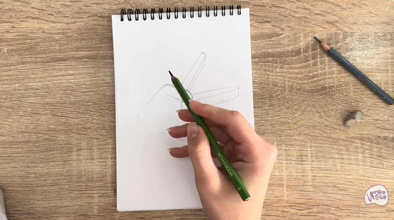 Рисуем Пластиковый зажим