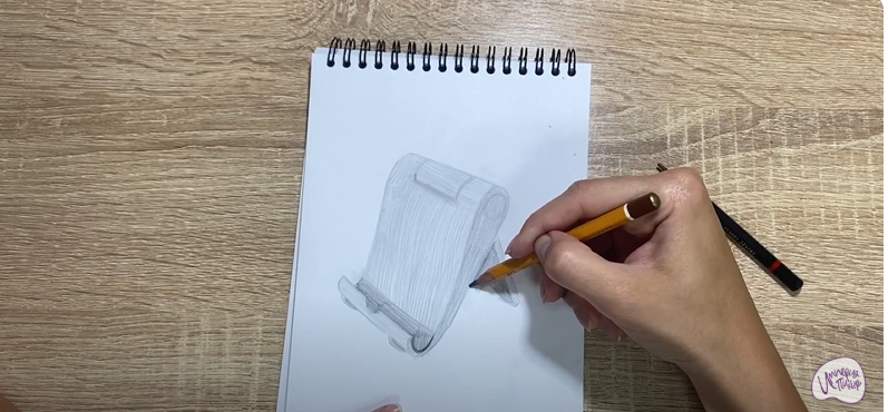 Рисуем Подставка для телефона