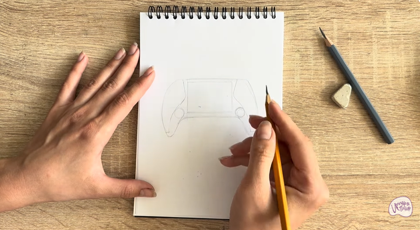 Рисуем Игровая консоль