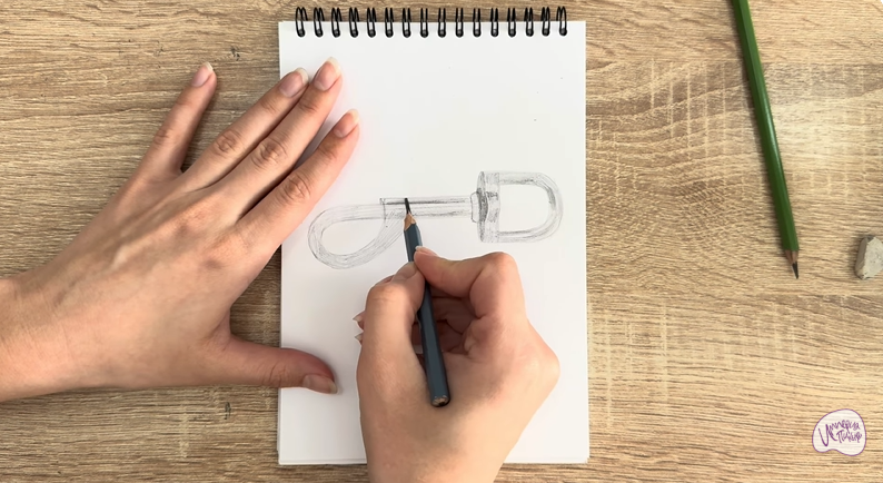 Рисуем Зацепной карабин