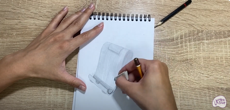Рисуем Подставка для телефона