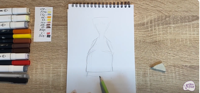 Рисуем Ванда из "Монстры на каникулах"