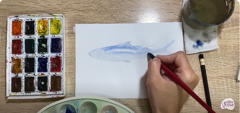Рисуем Салака