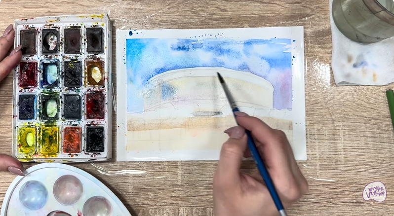 Рисуем Стадион Краснодар