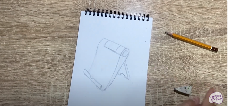 Рисуем Подставка для телефона