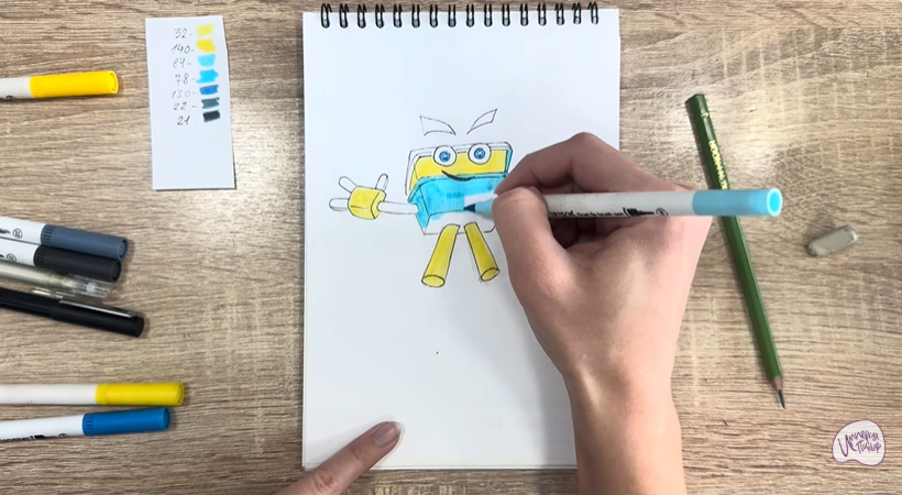 Рисуем Мозг из "Живой гараж"