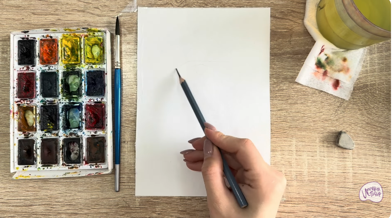 Рисуем Вешенки