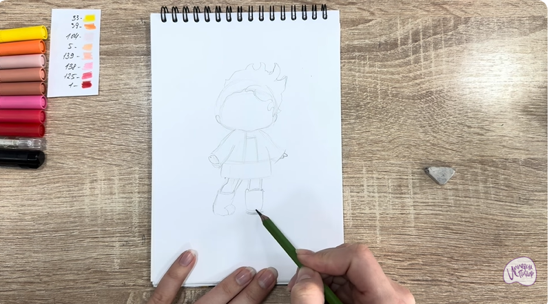 Рисуем Эмбер Синнамон