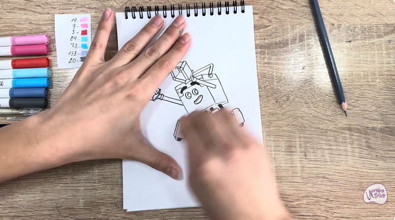 Рисуем Тяга из "Живой гараж"