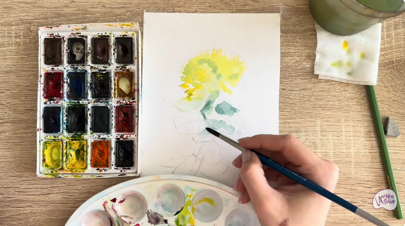 Рисуем Радиола розовая