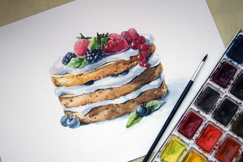 Рисуем Скетчбук для акварели