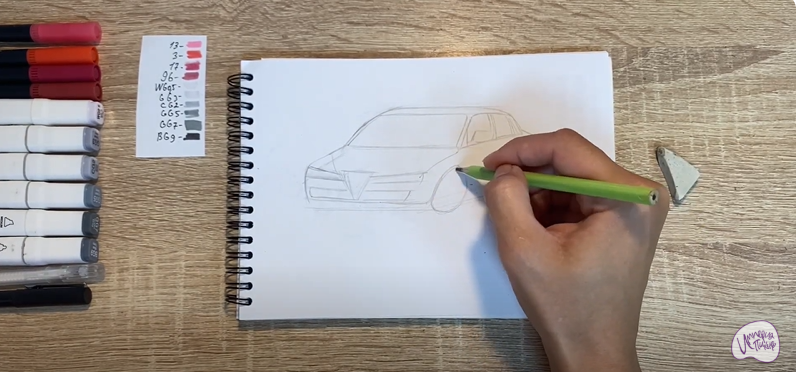 Рисуем Alfa Romeo
