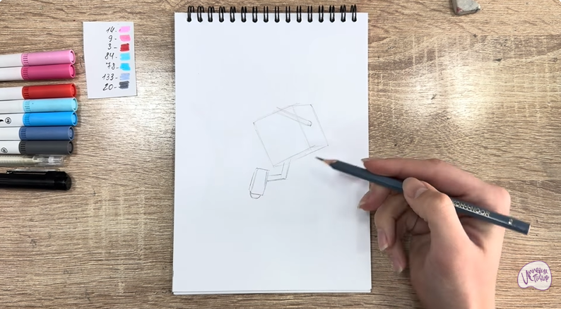 Рисуем Тяга из "Живой гараж"