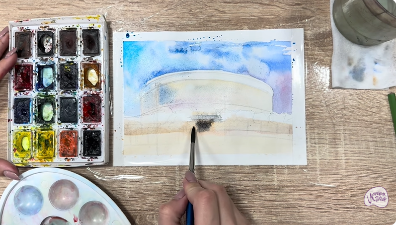 Рисуем Стадион Краснодар