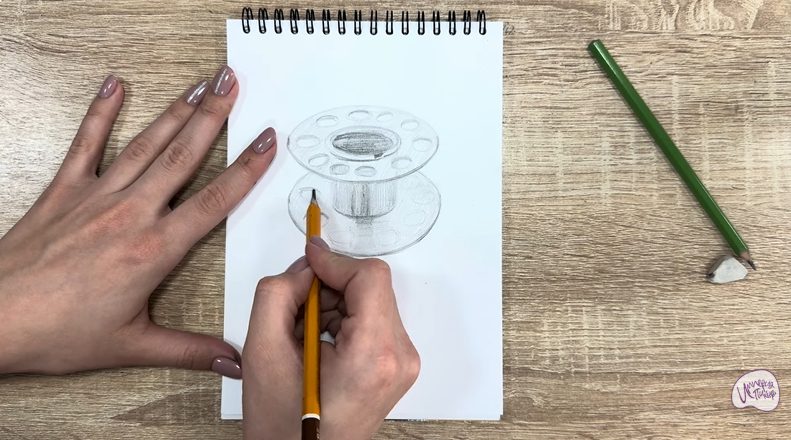 Рисуем Шпулька