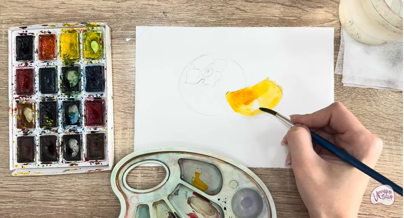 Рисуем Хурма