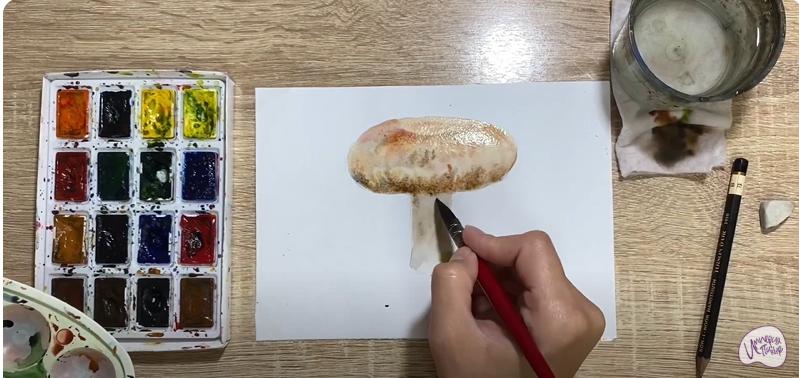 Рисуем Волнушка