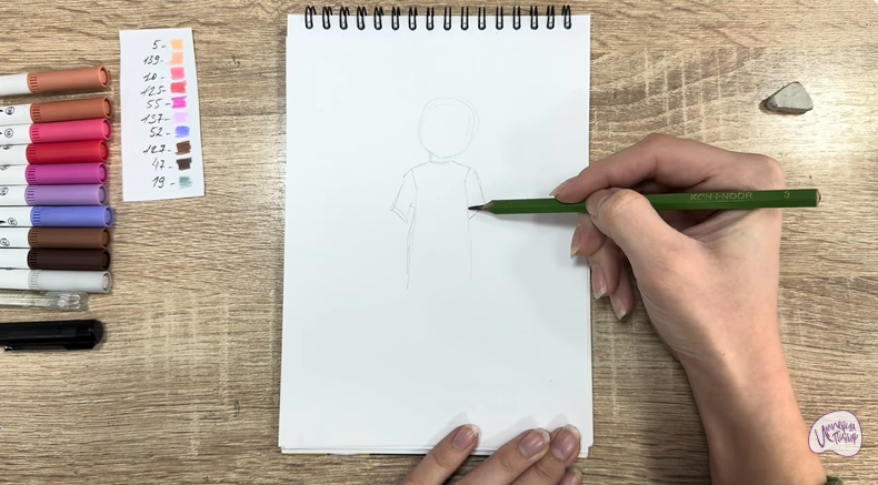 Рисуем Бу из «Корпорации монстров»