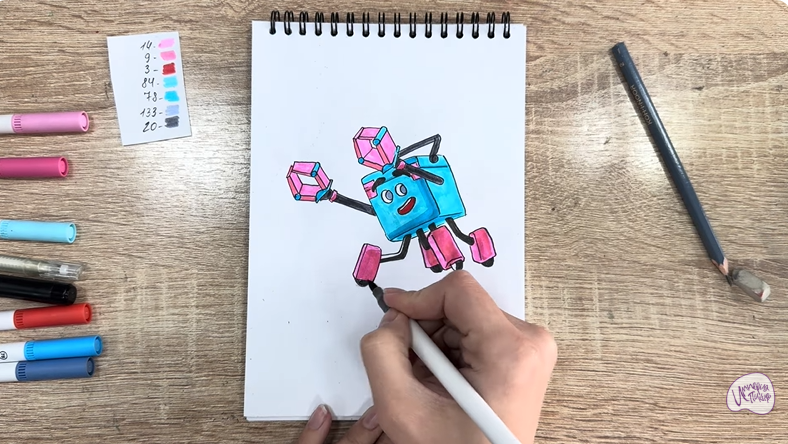 Рисуем Тяга из "Живой гараж"