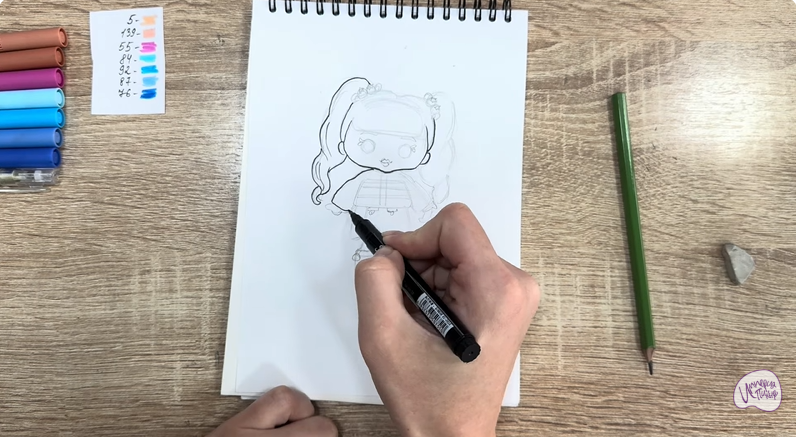 Рисуем Рори Блуберри