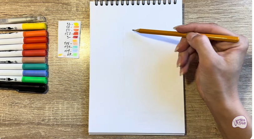 Рисуем Петя из мультфильма  "Домики"