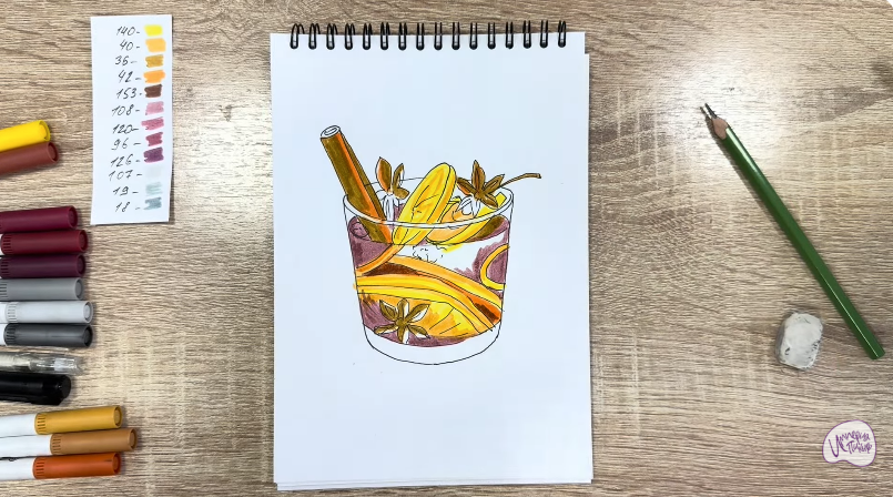 Рисуем Глинтвейн