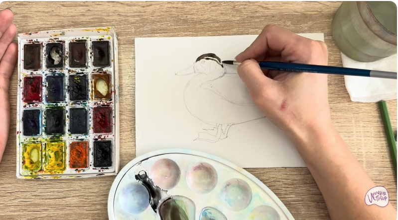 Рисуем Чирок-клоктун