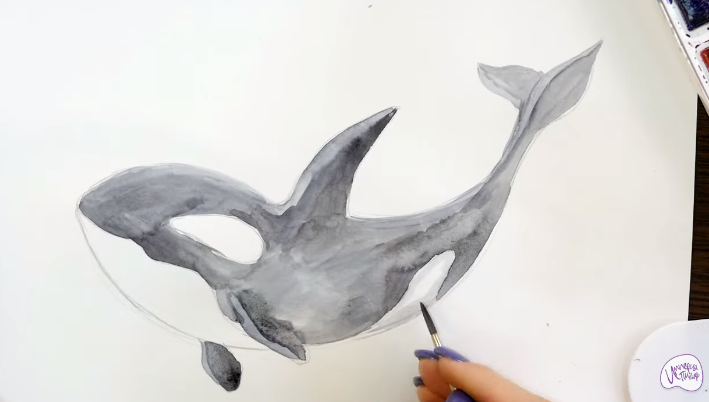 Рисуем Касатка