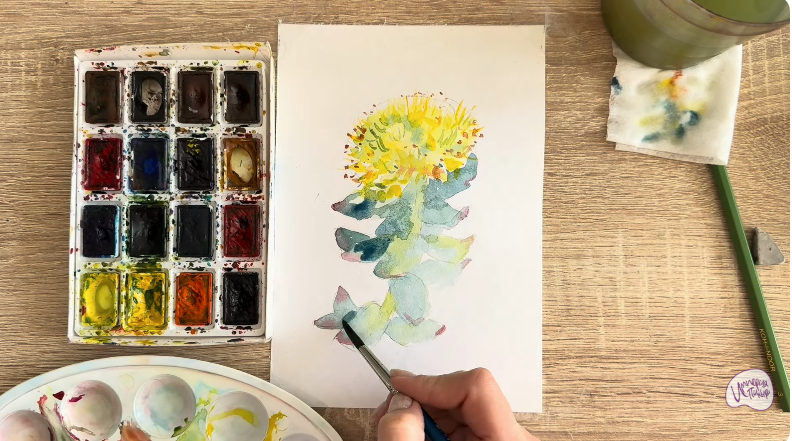 Рисуем Радиола розовая