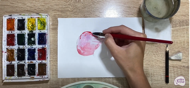 Рисуем Яванское яблоко