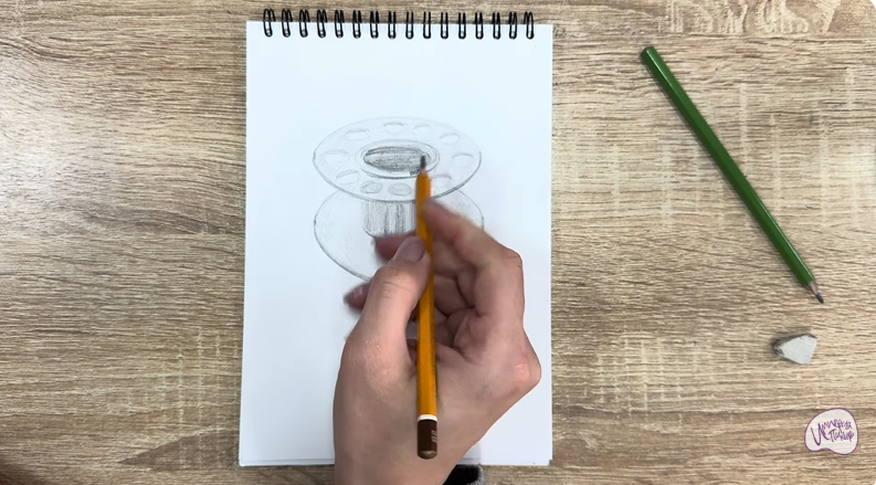 Рисуем Шпулька