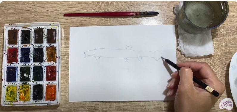 Рисуем Вьюн