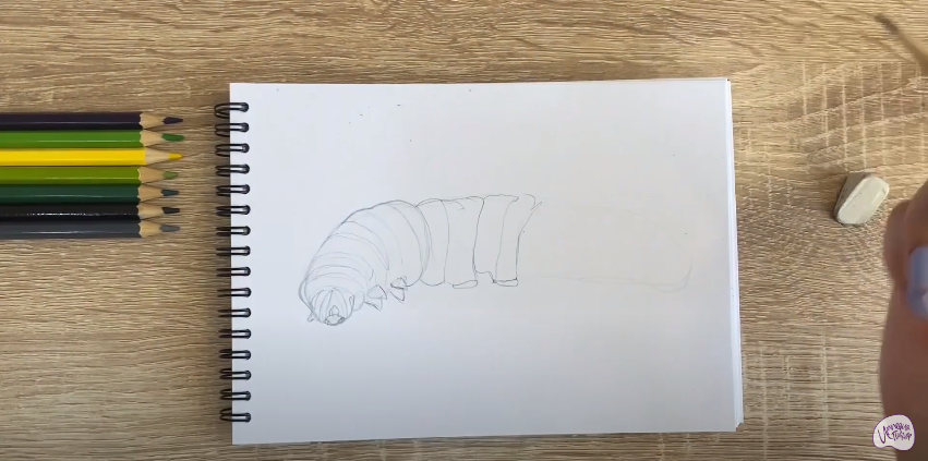 Рисуем Гусеница