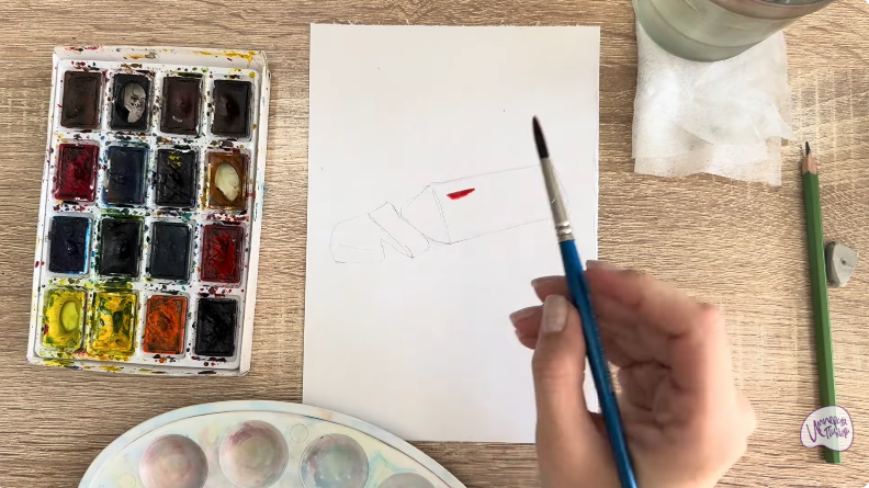 Рисуем Филе тунца