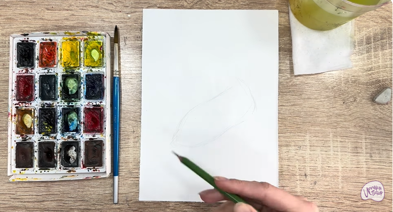 Рисуем Налим