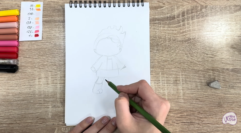 Рисуем Эмбер Синнамон